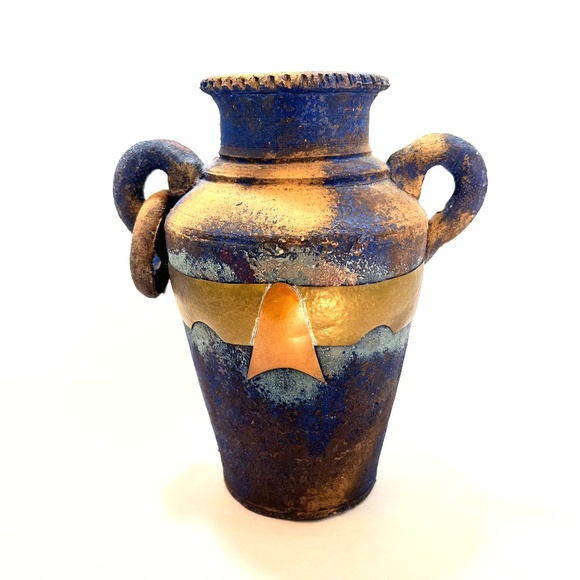 Designer clay pots, Vase, Jug for Flowers, Vintage vase, 3 piece - Picture 3 of 8